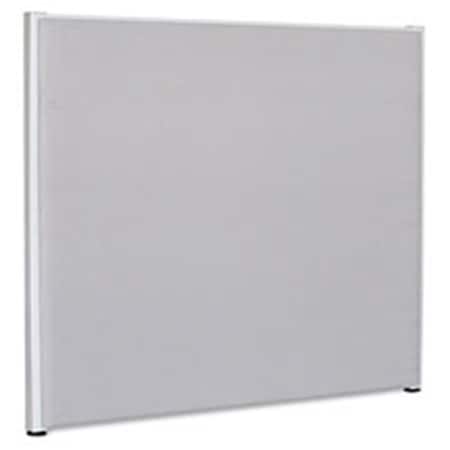 Rickis Rugs 48 x 60 in. Fabric Panel, Gray RI2150320